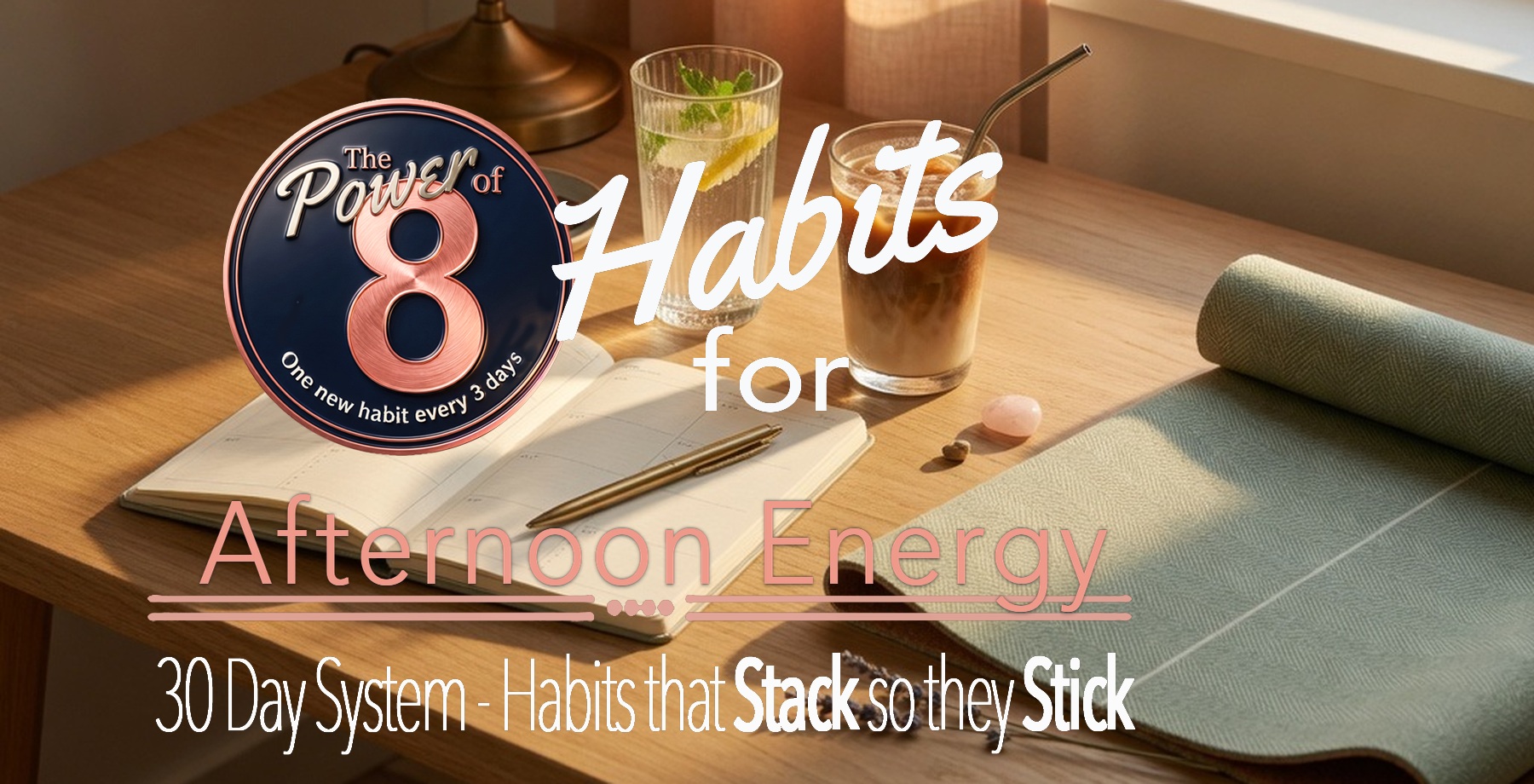 Cover: The Power of 8 — Habits for Afternoon Energy