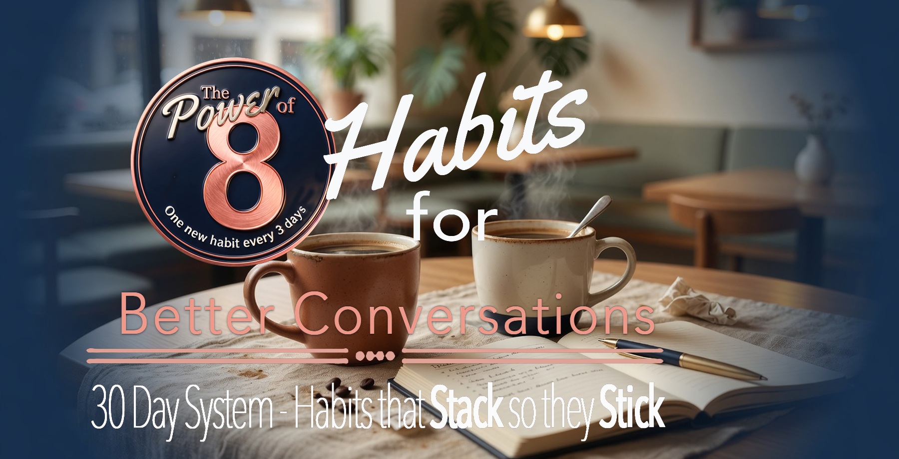 Cover: The Power of 8 — Habits for Better Conversations