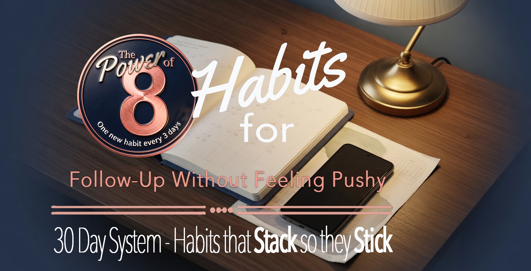 Cover: The Power of 8 — Habits for Follow-Up Without Feeling Pushy