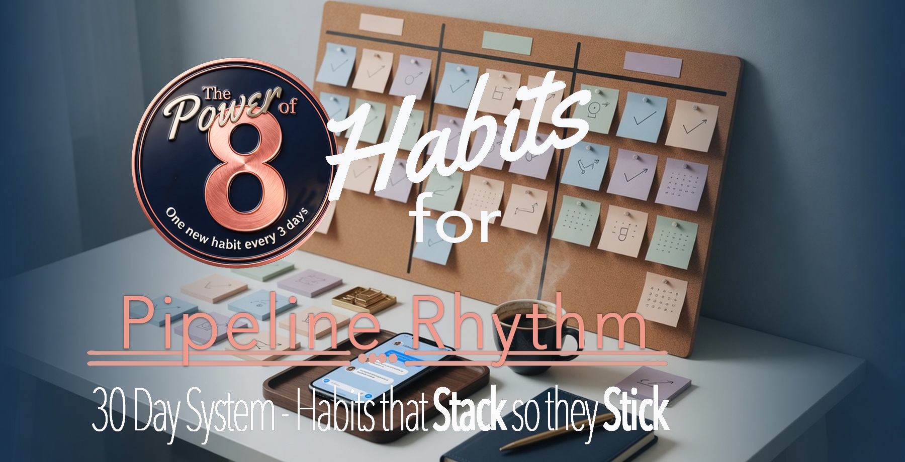 Cover: The Power of 8 — Habits for Pipeline Rhythm