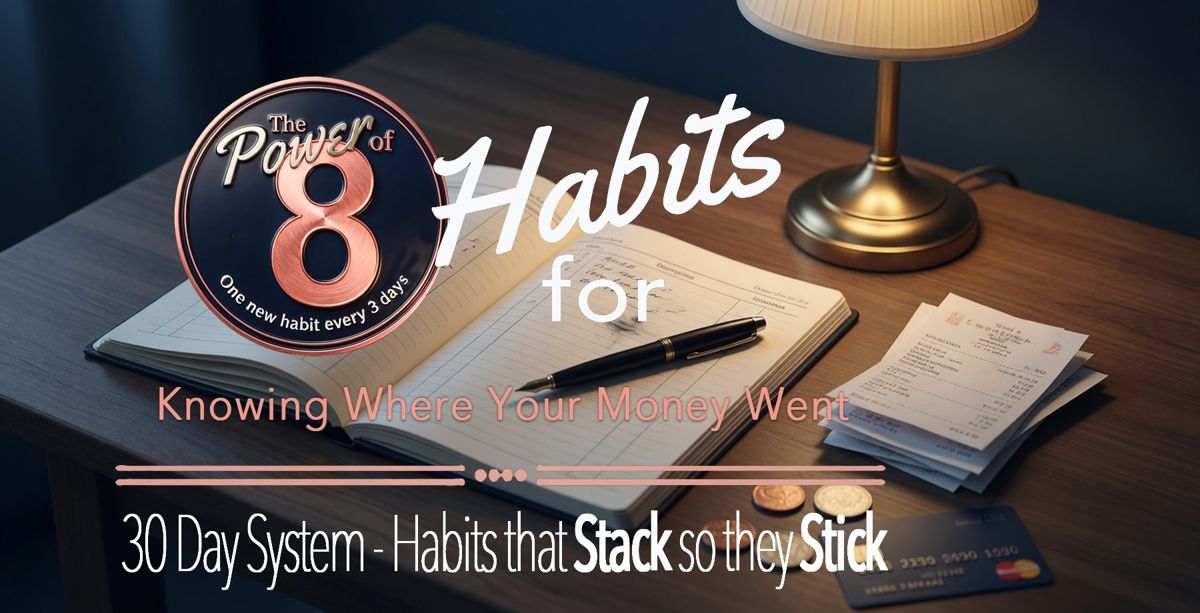 Cover: The Power of 8 — Habits for Knowing Where Your Money Went